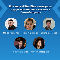 Команда Ultra Blue из ЯрГУ заработала 400 тысяч рублей на хакатоне