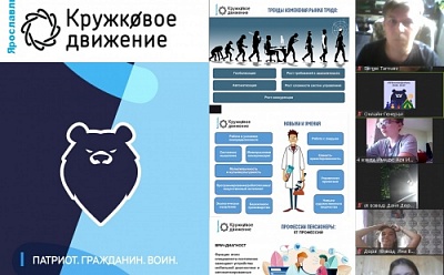 Ярославский Штаб Кружкового движения НТИ провёл профориентационную онлайн-встречу со школьниками
