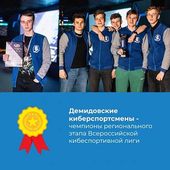 Команда ЯрГУ – чемпион регионального этапа Всероссийской кибеспортивной лиги